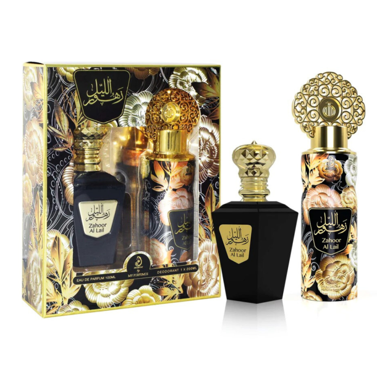 Coffret de parfum EDP 100ml Spray 200ml ZAHOOR AL LAIL ARABIYAT PRESTIGE