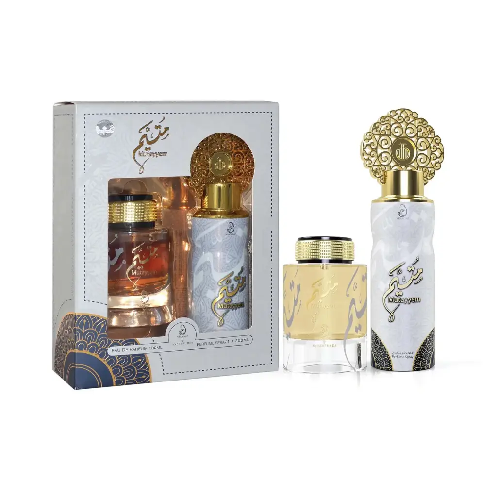 Coffret EDP 100ml Spray 200ml MUTAYYEM ARABIYAT PRESTIGE