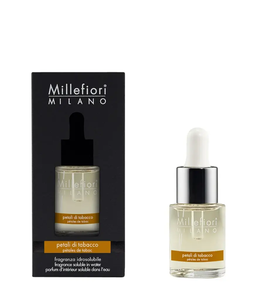 Parfum d'intérieur hydrosoluble PETALE DE TABAC 15ml MILLEFIORI MILANO