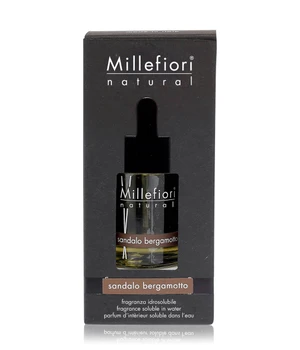 Parfum d'intérieur hydrosoluble BOIS DE SANTAL & BERGAMOTE 15 ml MILLEFIORI MILANO