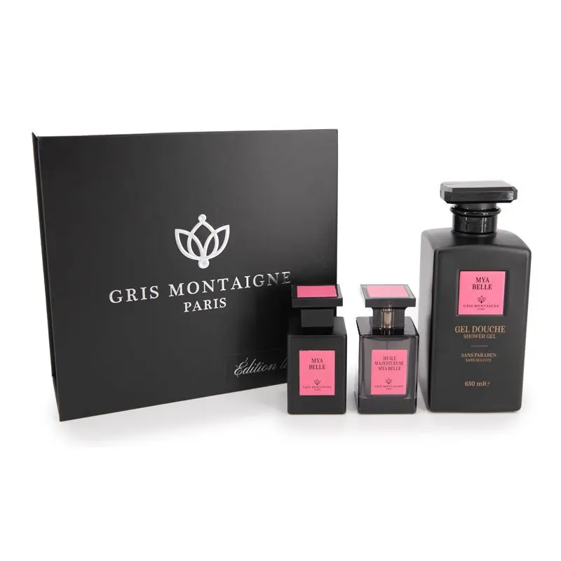 Coffret EDP 75ml + GD 650ml + Huile 75ml MYA BELLA GRIS MONTAIGNE