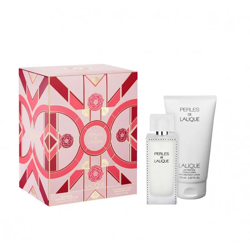 Coffret PERLE DE LALIQUE EDP 100ml et LPC 150ml LALIQUE
