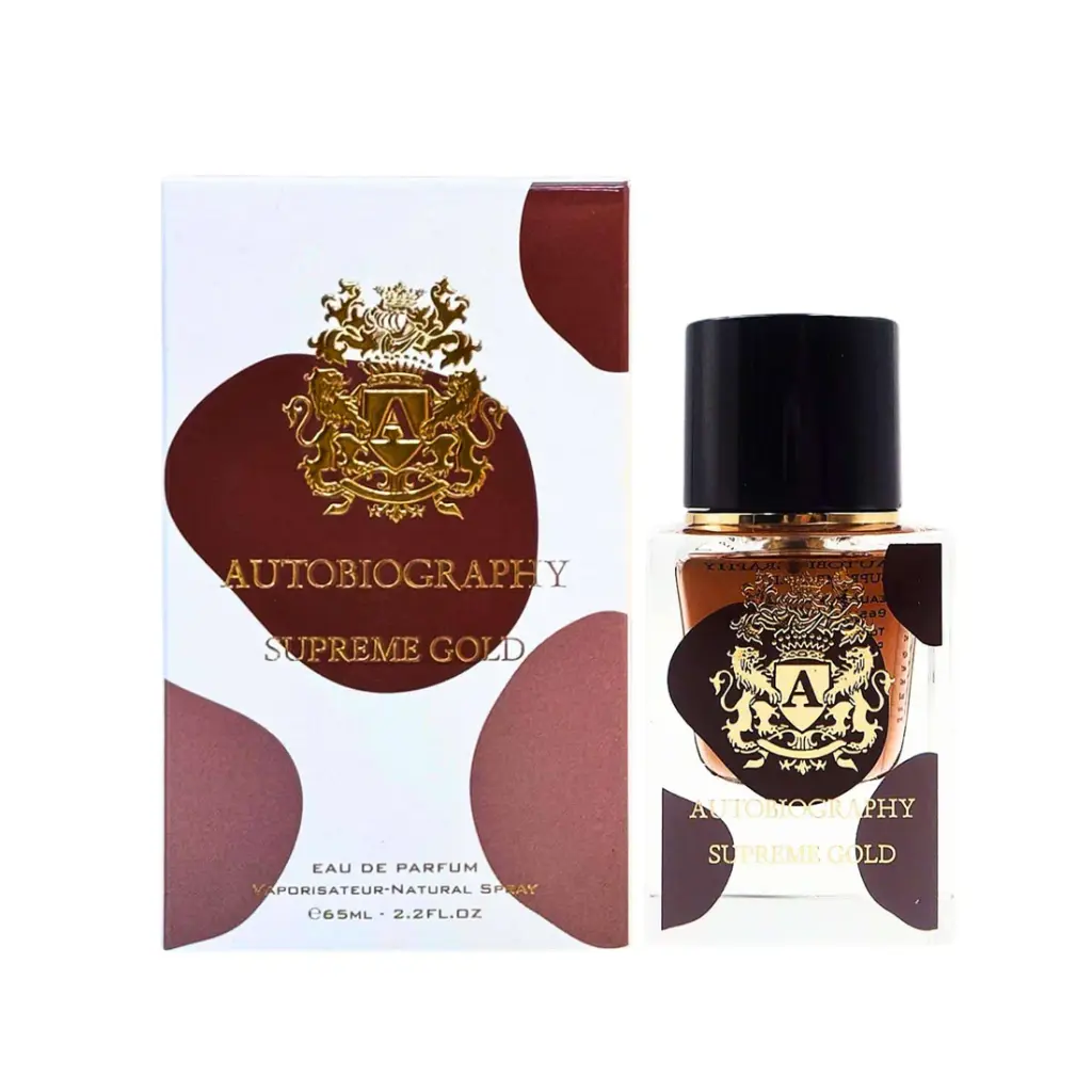 Eau de parfum SUPREME GOLD AUTOBIOGRAPHY 65ml PARIS CORNER