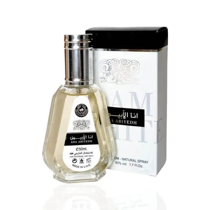 Eau de parfum ANA ABIYEDH BLACK 50ml ARD AL ZAAFARAN