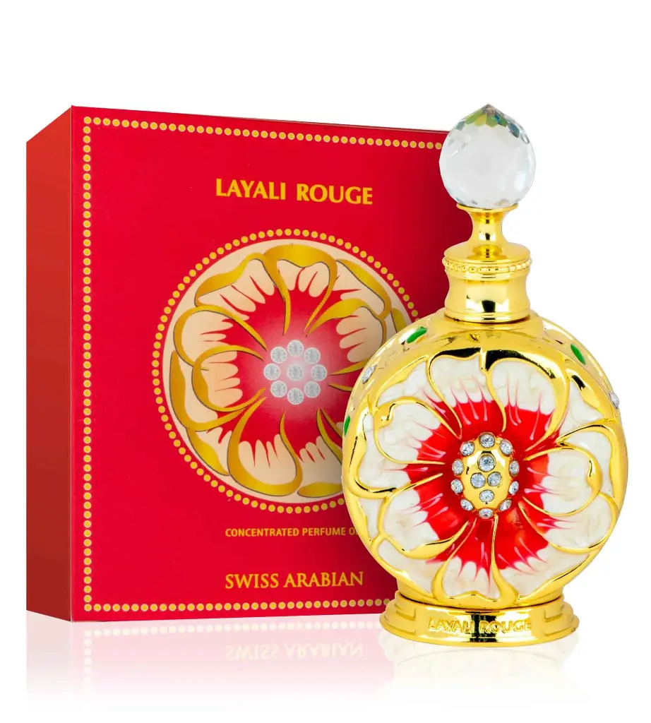 Huile de parfum concentrée LAYALI ROUGE 15ml SWISS ARABIAN