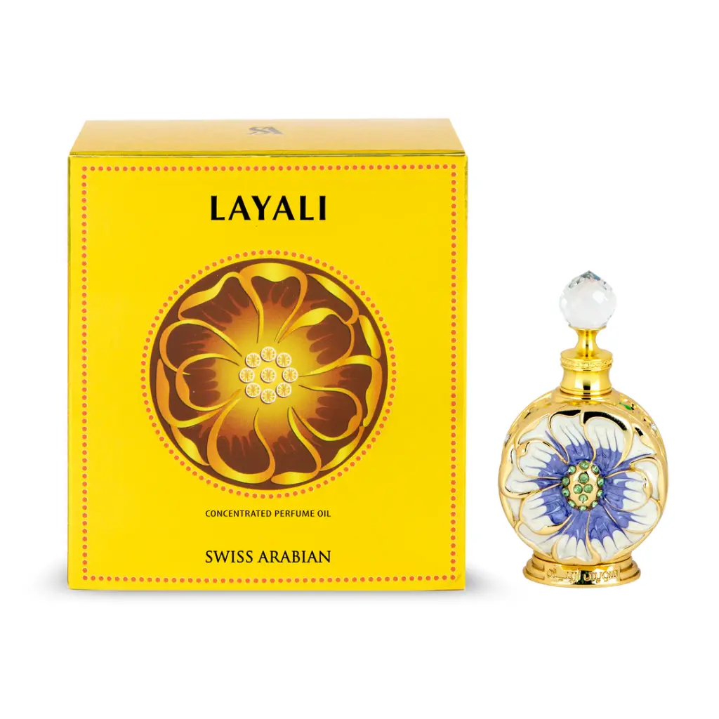Huile de parfum concentrée LAYALI 15ml SWISS ARABIAN