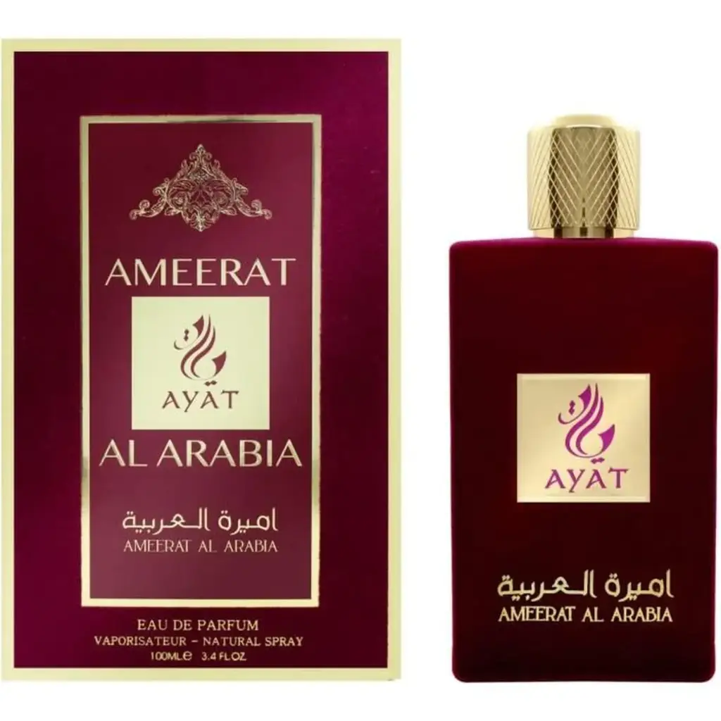 Eau de parfum AMEERAT AL ARABIA 100ml AYAT PERFUMES