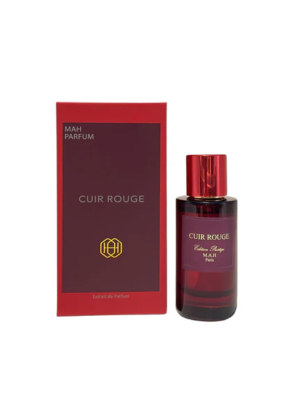Eau de parfum CUIR ROUGE Edition prestige MAH PARFUM