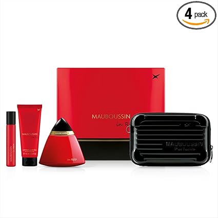 Coffret EDP 100ml + 20ml LP 75ml IN RED MAUBOUSSIN 