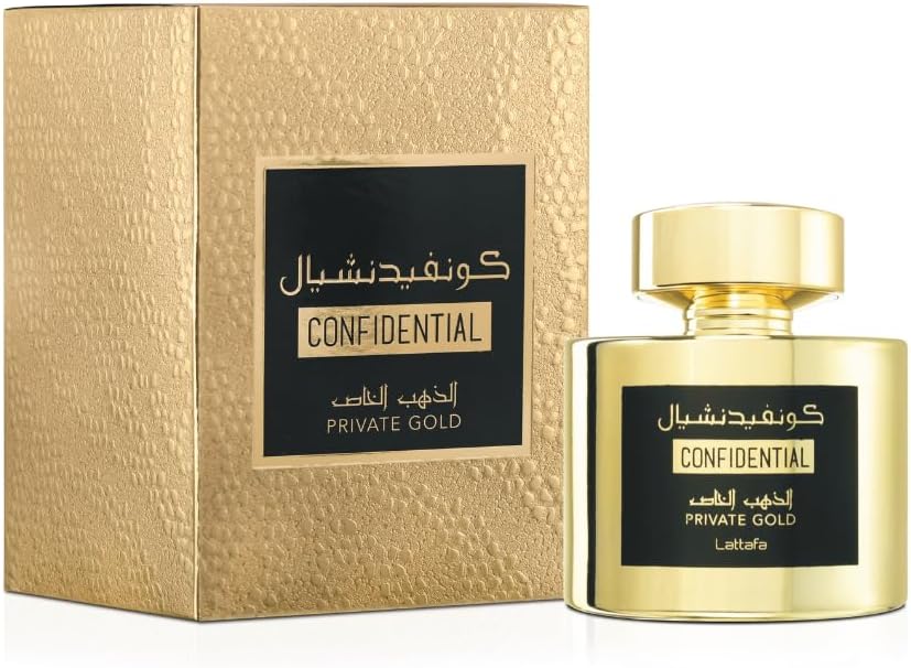 Eau de parfum CONFIDENTIAL PRIVATE GOLD 100ml LATTAFA 