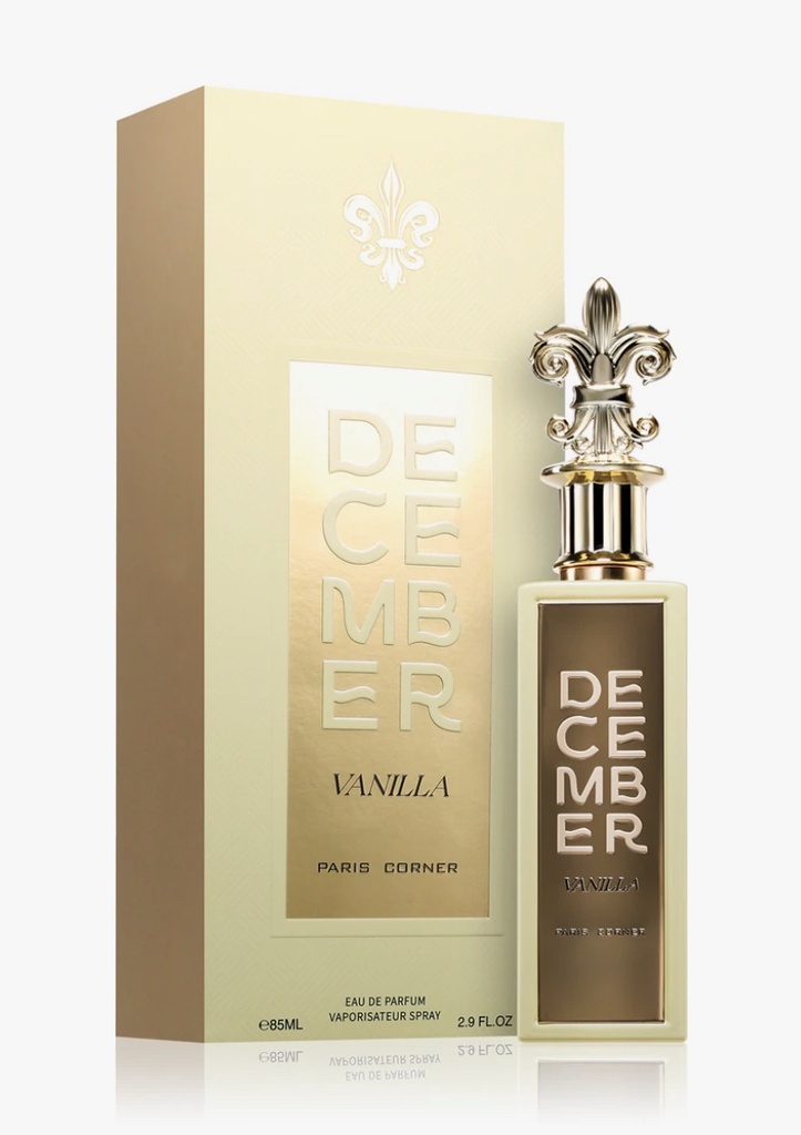 Eau de parfum DECEMBER VANILLA 85ml PARIS CORNER