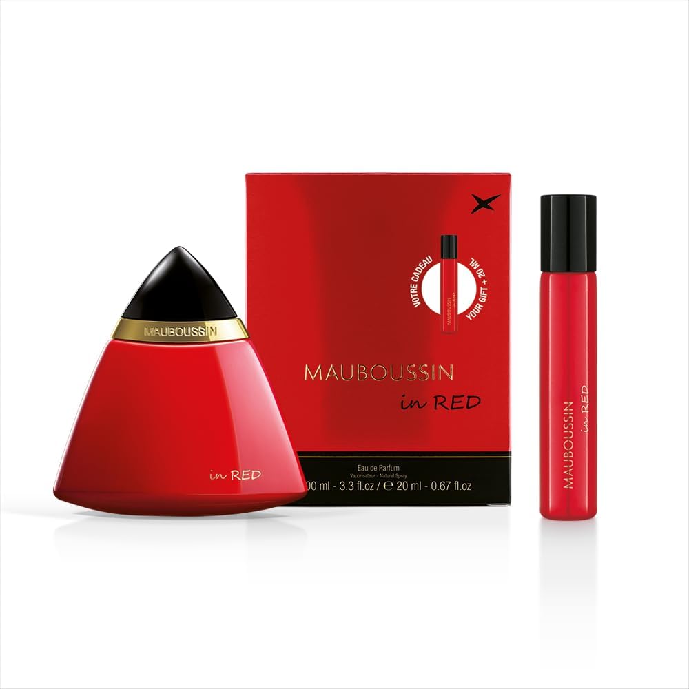 Coffret EDP 100ml + 20ml IN RED MAUBOUSSIN 