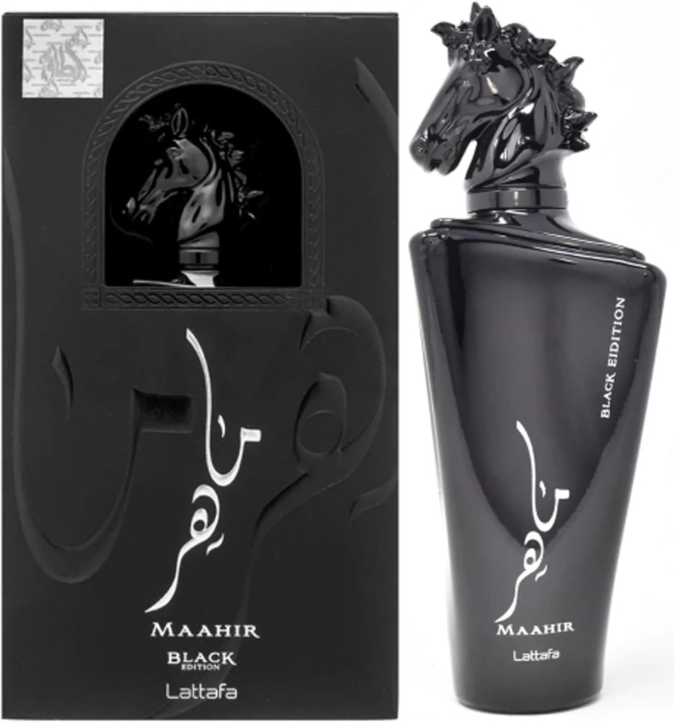 Eau de parfum MAAHIR BLACK EDITION 100ml LATTAFA