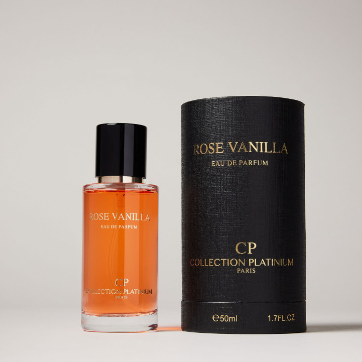 Extrait de parfum ROSE VANILLA 50ml COLLECTION PLATINIUM 