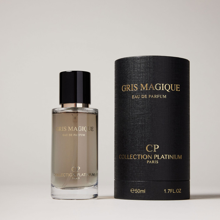 Extrait de parfum GRIS MAGIQUE 50ml COLLECTION PLATINIUM