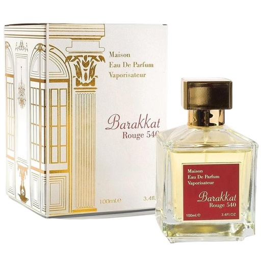 Eau de parfum BARAKKAT ROUGE WHITE 540 100ml FRAGRANCE WORLD