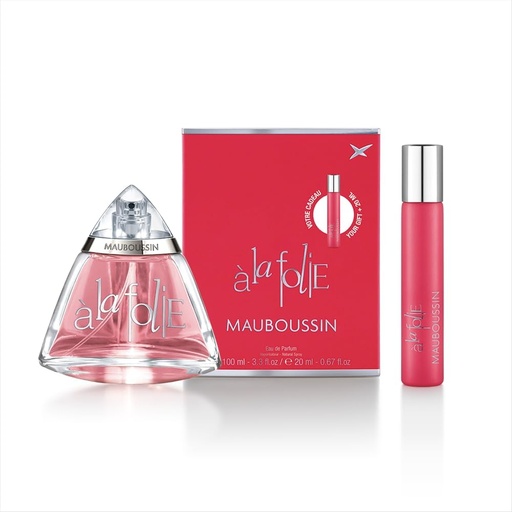 [MBMKG141] Coffret EDP 100ml + 20ml À LA FOLIE MAUBOUSSIN 